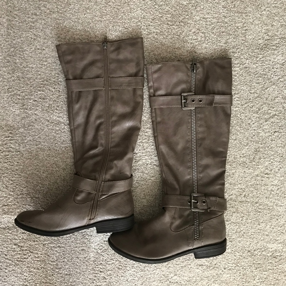 Taupe Boots